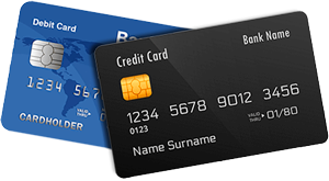 debit credit cards