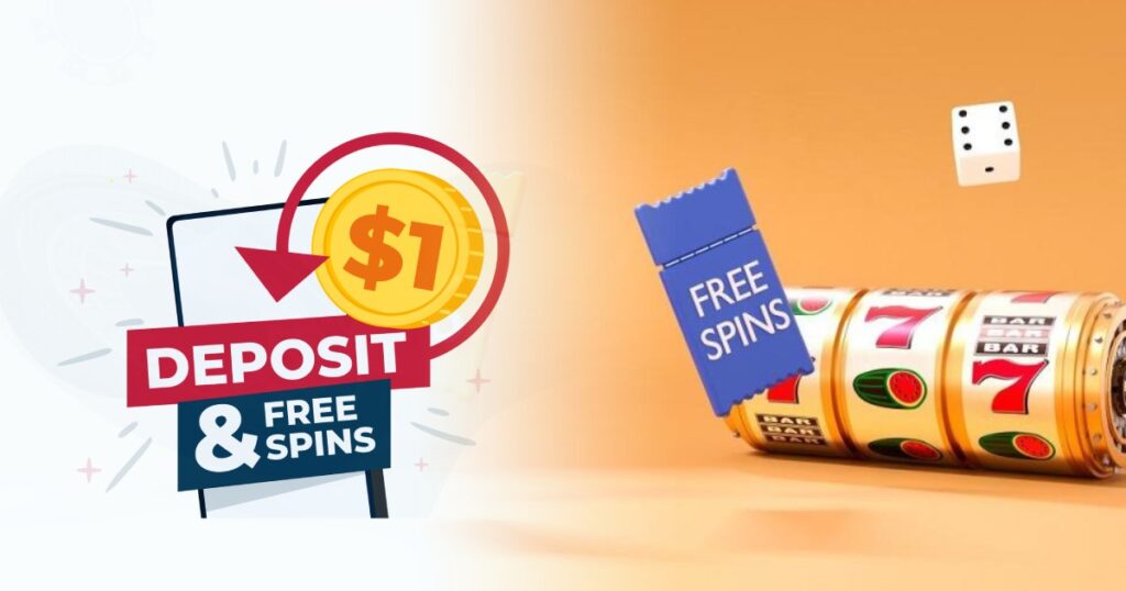 1 minimim deposit free spins casinos