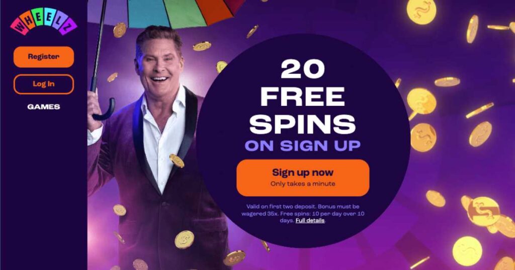 wheelz casino free spins