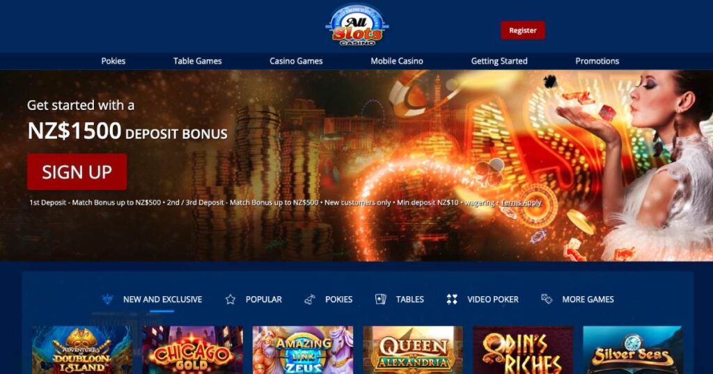 All Slots Online Casino NZ